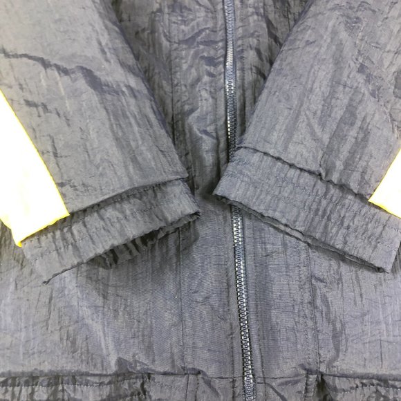 VTG 90s Apex One Michigan Wolverines Jacket Adult Extra Large Blue Full Zip Coat - Picture 2 of 12